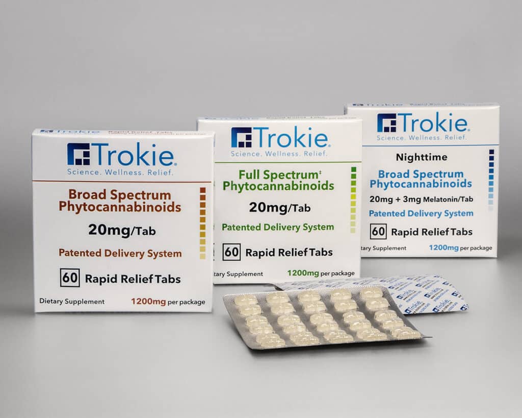 Trokie single unit dose form factor